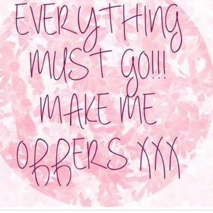 Make me offers on anything on my page!!!